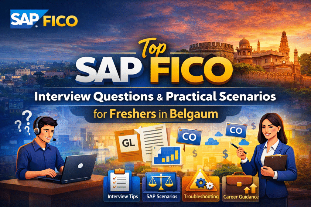 Top SAP FICO Interview Questions & Practical Scenarios for Freshers in Belgaum chatgpt image mar 10, 2026, 04 39 22 pm