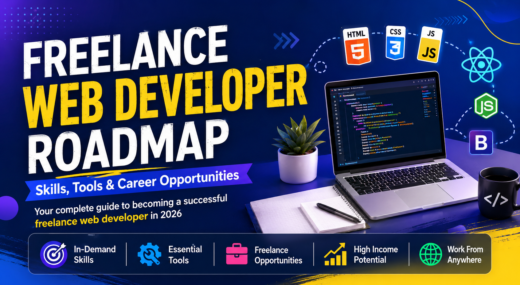Freelance Web Developer Roadmap – How to Start Earning
